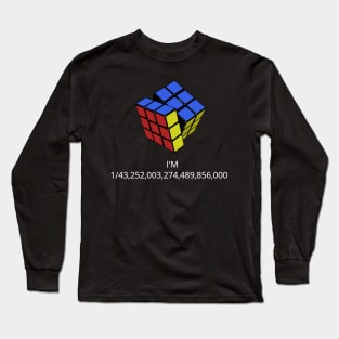 Rubik's Cube Probability Long Sleeve T-Shirt